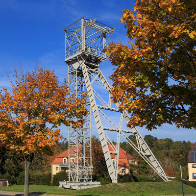 Fördergerüst in Freital-Burgk