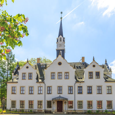 Hofansicht Schloss Burg