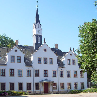 Schloss Burgk, Hofansicht