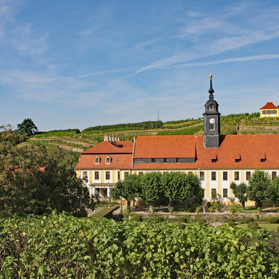 Schlosskirche des Barockschlosses Seußlitz