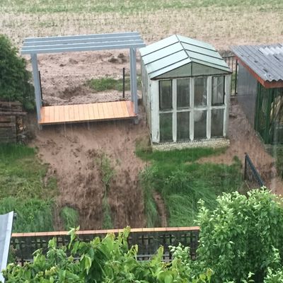 �berschwemmung am Poisenbach