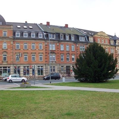 Wilsdruffer Stra�e Ecke Dresdner Stra�e nach der Sanierung