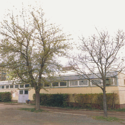 Fl�che Turnhalle Ringstra�e vor dem Abriss