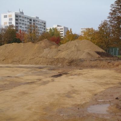 Fl�che Turnhalle Ringstra�e nach Abriss