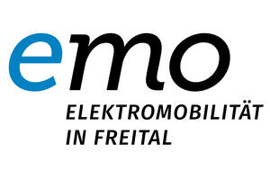 Logo Elektromobilität in Freital
