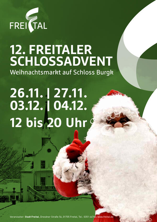 Plakat 11. Freitaler Schlossadvent