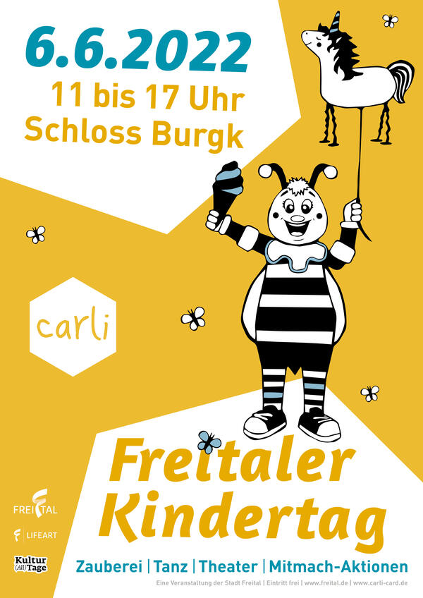 Plakat Freitaler Kindertag 2022