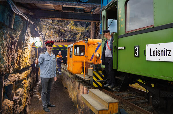 Mit der Windbergbahn ins Besucherbergwerk
