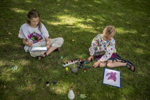 Kinder kreativ auf Schloss Burgk