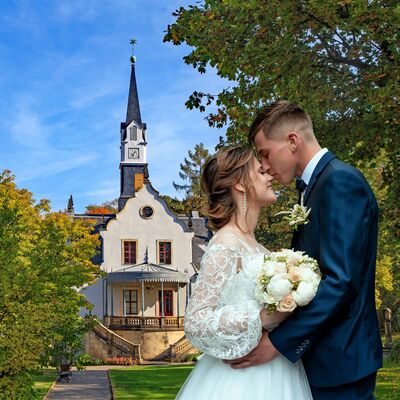Heiraten kann man in Freital unter anderem auf Schloss Burgk mit seinem herrlichen Schlosspark.  