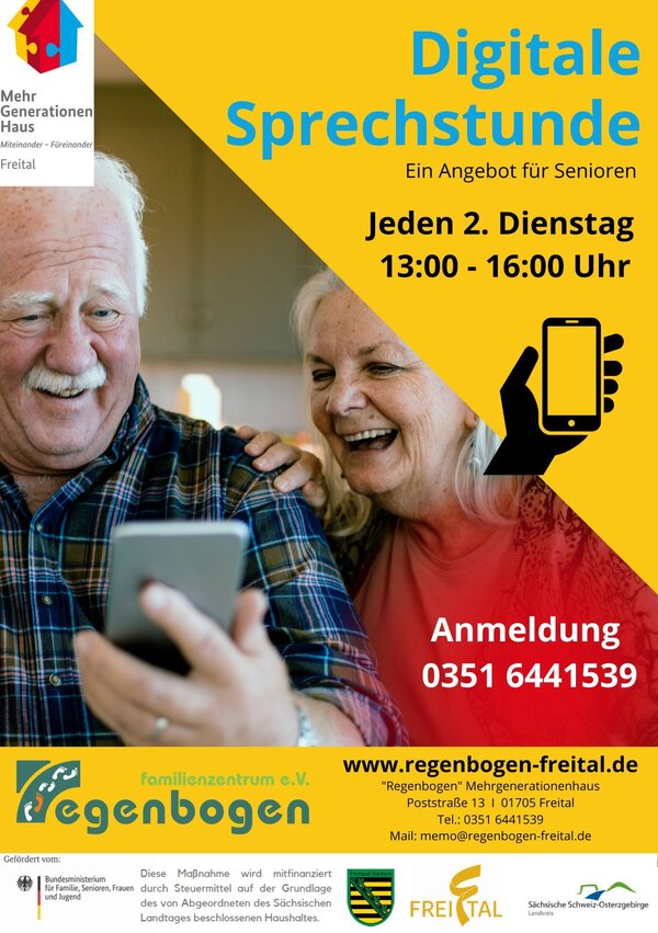 Flyer Digitale Sprechstunde