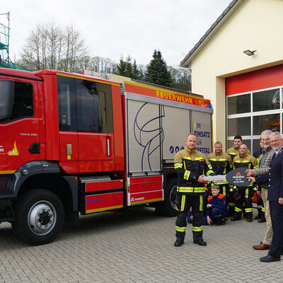Neues L&ouml;schfahrzeug f&uuml;r die Stadtteilfeuerwehr Hainsberg