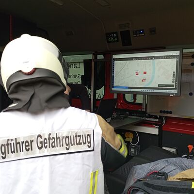 Einsatz�bung am Wei�eritzgymnasium