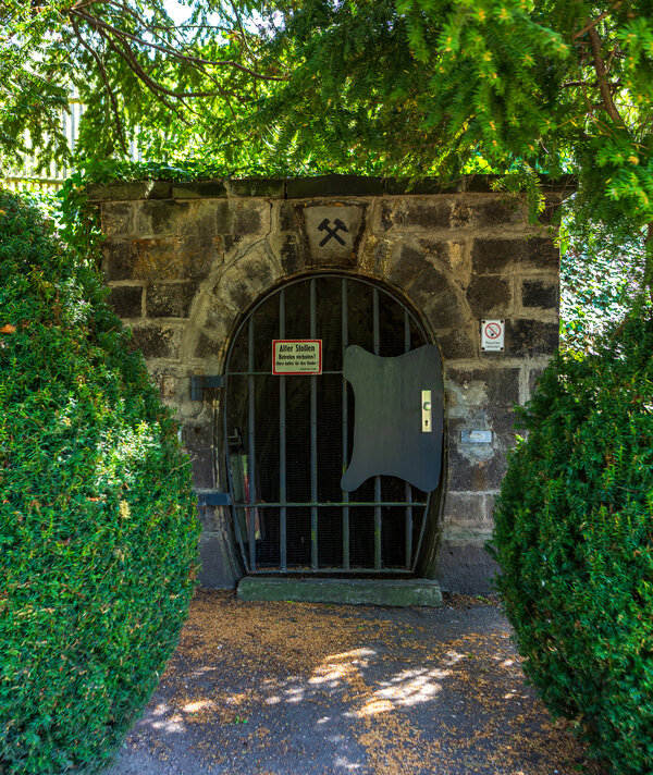 Oberes Mundloch des Besucherbergwerks