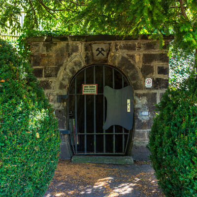Oberes Mundloch des Besucherbergwerks