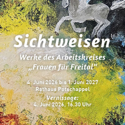 Flyer Ausstellung "Sichtweisen"