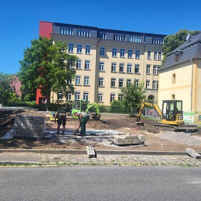 Die Arbeiten gehen Ende Mai bereits sichtbar voran.