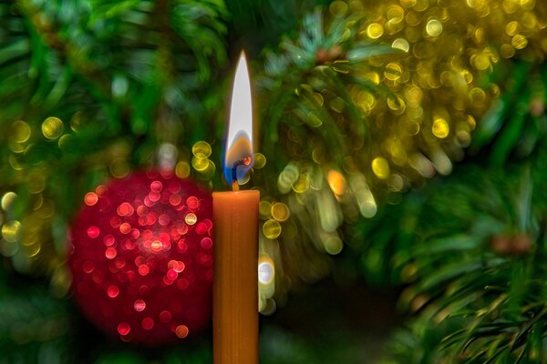 Weihnachtskerze