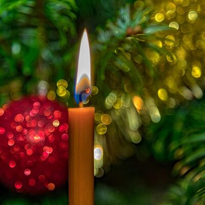 Weihnachtskerze