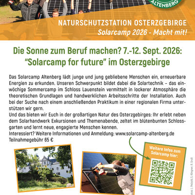 Plakat Solarcamp 2026