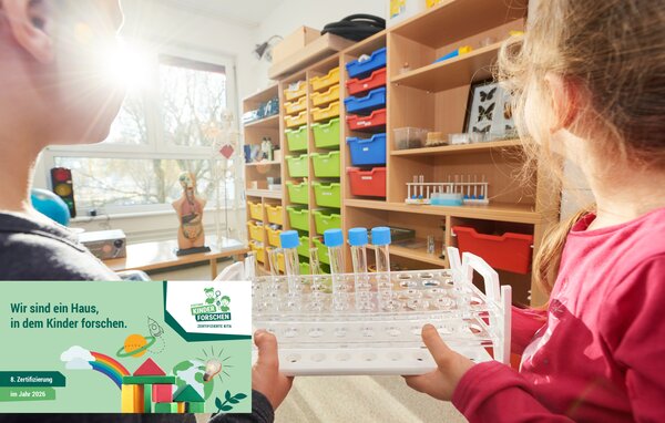 Die Kinder lernen viele interessante Dinge.