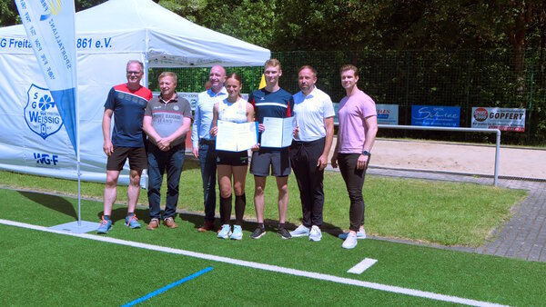Heidi Gerisch und Moritz Wagner in Freitaler Sportallianz aufgenommen