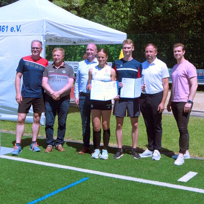 Heidi Gerisch und Moritz Wagner in Freitaler Sportallianz aufgenommen