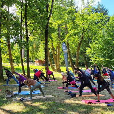 Fit im Park fand erstmals 2025 statt und erfreute sich gro&szlig;en Zuspruchs