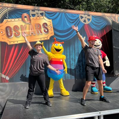 Oskars Sommershow ist ein t�gliches Kinderanimationsprogramm - Eintritt frei