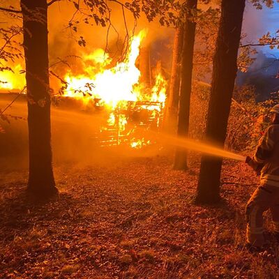 Einsatz: Brand eines Holzschuppens