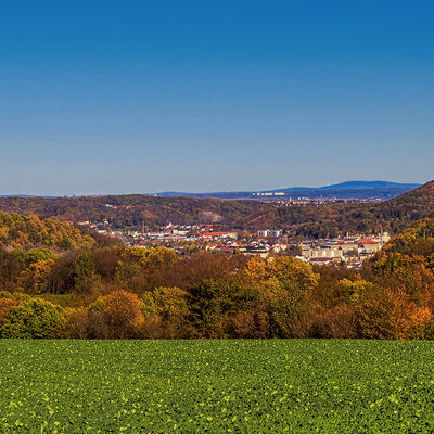 Blick von Somsdorf Richtung Freital