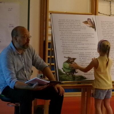 Der Autor Matthias Fuhrland zu Besuch in der Kita 