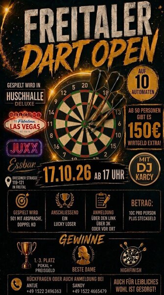 FREITALER DART OPEN