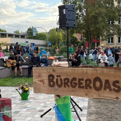 Er�ffnung der B�rgerOase