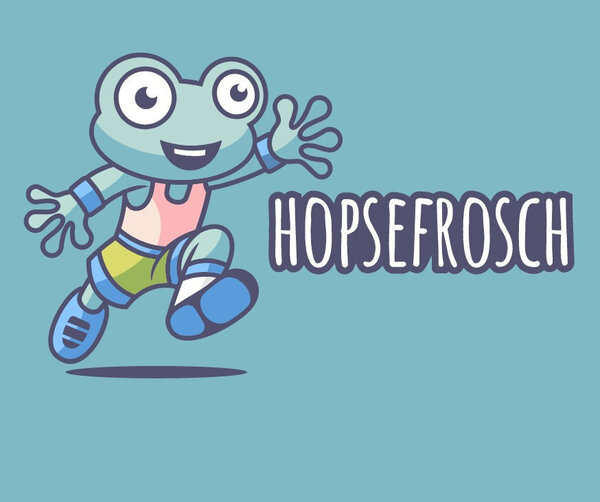 Hopsefrosch_Hintergrund_Blau