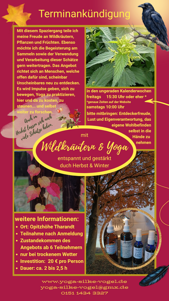 Wildkr&auml;uter & Yoga Herbst Winter 2026