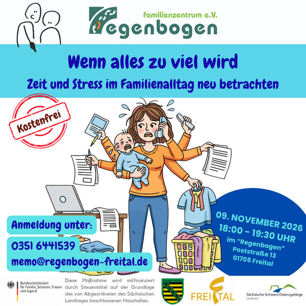 2026-11-09 Wenn alles zu viel wird - Zeit und Stress im Familienalltag neu betrachten
