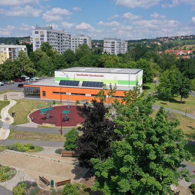Der Mehrgenerationenpark in Zauckerode geh&ouml;rt zu den bekanntesten Spielpl&auml;tzen in Freital.