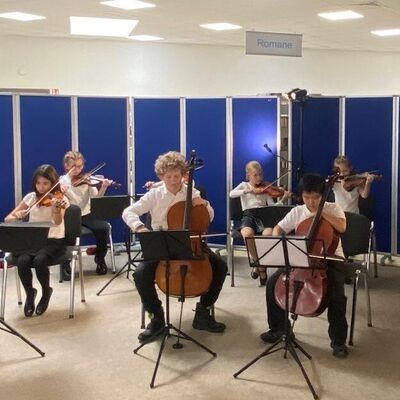 Das Fiedelmausorchester der Musikschule Freital