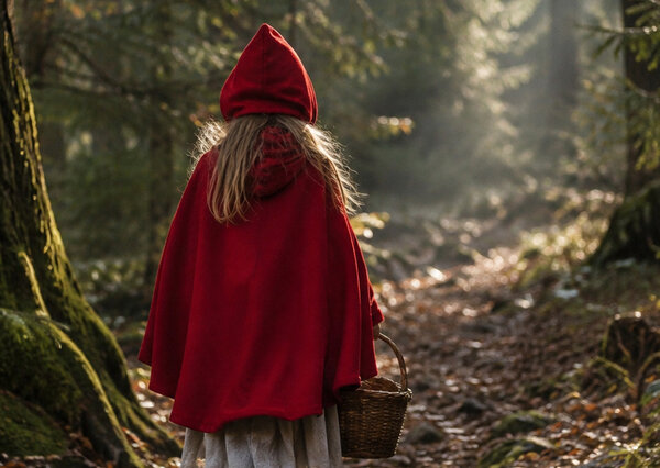 Rotk&auml;ppchen im Wald