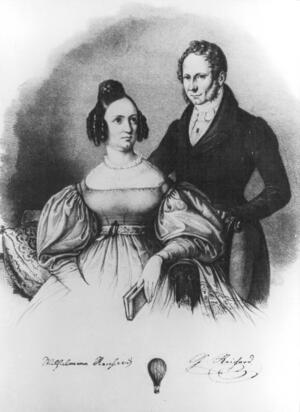 Das Ehepaar Reichard um 1835