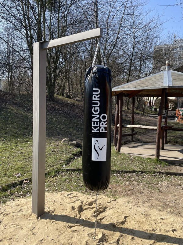 Der neue Boxsack am Oppelschacht