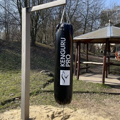 Der neue Boxsack am Oppelschacht                  